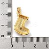 Christmas Brass Micro Pave Cubic Zirconia Pendant KK-H468-02C-03G-3