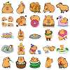 Cartoon Capybara Waterproof PVC Plastic Sticker Labels STIC-PW0006-16-3