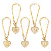 5Pcs 5 Style Alloy Wine Glass Charms HJEW-TA0001-13-2