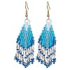 3Pair 304 Stainless Steel Boho Dangle Earrings EJEW-MZ00264-02-1