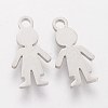 Tarnish Resistant 304 Stainless Steel Charms LS-STAS-Q201-T127-2