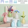 6Pcs 6 Colors Mini Ceramic Floral Vases for Home Decor BOTT-NB0001-04-5
