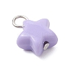 Opaque Acrylic Pendants PALLOY-JF04199-02-4