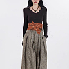 Bowknot PU Leather Wrap Around Waist Bands AJEW-WH20033-042K-6