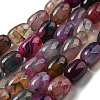 Natural Dragon Veins Agate Beads Strands G-A223-D11-01H-2