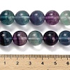 Natural Fluorite Beads Strands G-L634-B04-12mm-6