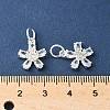 Brass Micro Pave Cubic Zirconia Pendants KK-U067-03S-04-3