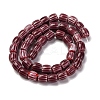 Handmade Lampwork Chevron Beads Strands X-LAMP-K041-01B-02-3