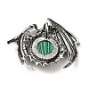 Synthetic Malachite Pendants G-B033-05AS-17-3