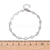 304 Stainless Steel Chain Bracelets BJEW-P376-04P-5