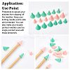 Gorgecraft 60Pcs 4 Style Rubber Knitting Needle Point Protectors DIY-GF0006-62-6