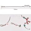 Brass European Style Bracelets Jewelry Making KK-SC0001-12P-4