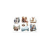 3 Sheets 3 Styles PVC Waterproof Decorative Stickers DIY-WH0404-335-8