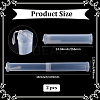 2Pcs Extendable Plastic Paint Brush Case AJEW-GF0013-01-2