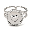 Non-Tarnish 304 Stainless Steel Open Cuff Rings X-RJEW-Z018-27P-2