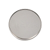 304 Stainless Steel Cuff Ring Components STAS-D372-07P-09-2