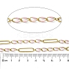 304 Stainless Steel Enamel Figaro Chains CHS-U003-02G-07-2