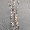 Rhombus Plastic Pearl with Glass Seed Beaded Stretch Toe Ring Anklets for Women FS-WGADC6C-01-1