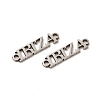 Non-Tarnish 201 Stainless Steel Connector Charms STAS-K251-078P-2