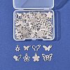 60Pcs 10 Styles 201 & 304 Stainless Steel Charms STAS-FS0001-88-6