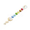 AB Color Glass Heart Teardrop Round Hanging Suncatcher Pendant Decoration HJEW-JM00902-4