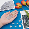 200Pcs 2 Style 316 Surgical Stainless Steel Cabochons STAS-SC0003-29-3