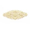 Brass Filigree Joiners KK-G368-01C-1