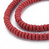 Handmade Polymer Clay Beads Strands LS-CLAY-N008-22-4