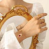 6Pcs Brass Micro Pave Clear Grade AAA Cubic Zirconia Pendants KK-BBC0015-32A-5