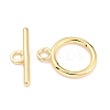 Rack Plating Brass Toggle Clasps KK-B036-12G-2