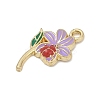 Alloy Enamel Pendants PALLOY-V003-01G-04-2