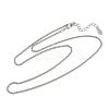 2MM Brass Rope Chain Necklaces for Women Men NJEW-G174-01P-4