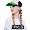 Brass Enamel Link Baseball Cap Chain AJEW-GO00028-7