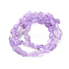 Natural Lavender Amethyst(Dyed & Heated) Beads Strands G-P497-01C-44-3