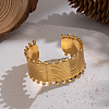 Fashion 304 Stainless Steel Open Cuff Bangles OU3634-4