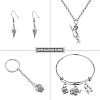 100Pcs 10 Style Tea Theme Tibetan Style Zinc Alloy Pendants TIBEP-CJ0001-69-6