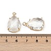 Natural Quartz Crystal Faceted Pendants G-K347-05G-04-3
