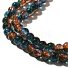 Crackle Glass Beads Strands X-CCG-C002-6mm-08-3