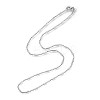 Stainless Steel Chain Necklaces NJEW-M146-04-2