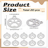 12Pcs 304 Stainless Steel Charms STAS-LP0003-06C-2