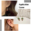 16Pcs 8 Style Brass Micro Pave Gold Cubic Zirconia Charms ZIRC-FW0001-01-6