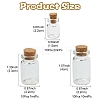 30Pcs 3 Styles Mini Cute Small Glass Jar Glass Bottles AJEW-YW0001-45-2