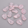 Transparent Imitation Jade Glass Pendants GLAA-T016-38-D01-1