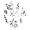 32Pcs 8 Styles Tibetan Style Alloy Charms TIBE-FP0001-07-3