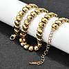 304 Stainless Steel Rectangle Link Chain Neklaces for Women NJEW-R024-01G-1