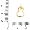 Brass Micro Pave Cubic Zirconia Pendants KK-D357-13G-3