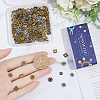 240Pcs 12 Styles Tibetan Style Alloy Spacer Beads TIBE-SC0002-59A-3