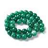 Natural White Jade Imitation Green Jasper Beads Strands G-I299-F07-10mm-2