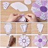 Paper Quilting Templates DIY-WH0196-29-4