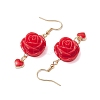 Resin Dangle Earrings EJEW-JE06014-S-3